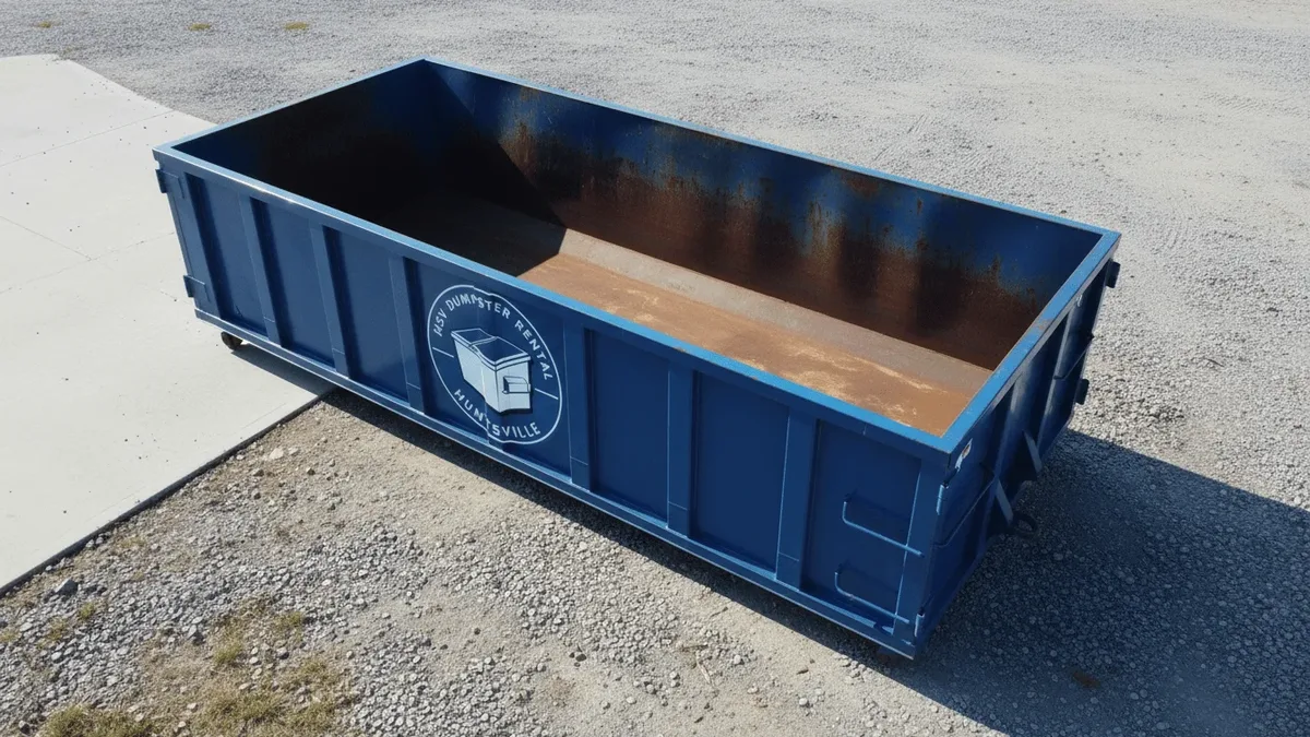 40 yard dumpster rental in Huntsville, AL