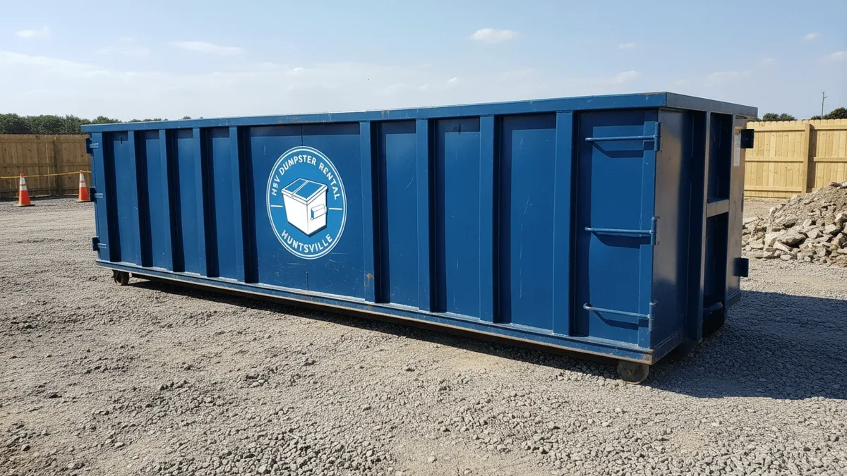 What Size Dumpster Do I Need for Your Huntsville Project?